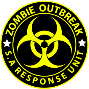 Zombie Outbreak SA Response Unit Sticker-0