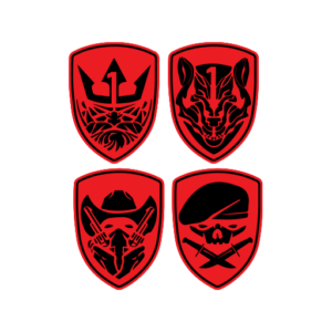 Medal of Honor Neptune Wolfpack Emblem Sticker-0