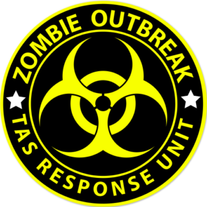 Zombie Outbreak TAS Response Unit Sticker-0