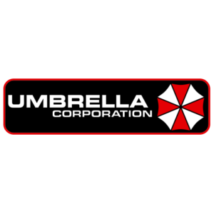 Umbrella Corporation Resident Evil Corp Black Sticker-0