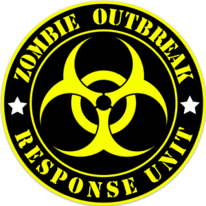 Zombie Outbreak Response Unit Sticker-0