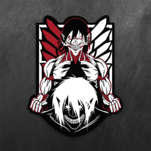Eren Yeager Titan Attack on Titan Vinyl Decal Sticker