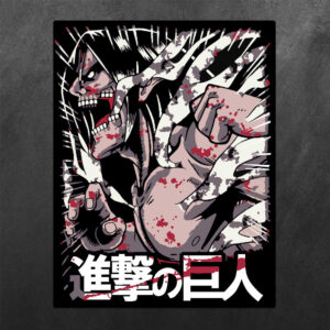 Eren Yeager Titan Attack on Titan Vinyl Decal Sticker