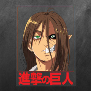 Eren Yeager x Titan Attack on Titan Vinyl Decal Sticker