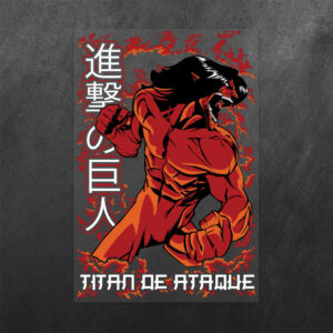 Eren Yeager Titan Attack on Titan Vinyl Decal Sticker