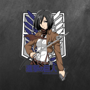 Mikasa Ackerman Attack on Titan Vinyl Decal Sticker