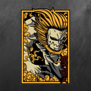 Jaw Titan Attack on Titan Vinyl Decal Sticker