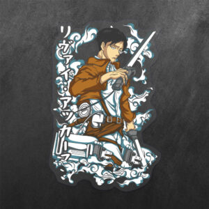 Levi Ackerman Attack on Titan Vinyl Decal Sticker