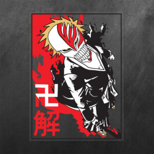 Ichigo Kurosaki Hollow Mask Bleach Vinyl Decal Sticker