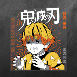 Zenitsu Agatsuma Demon Slayer Vinyl Decal Sticker