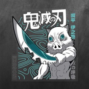 Inosuke Hashibira Demon Slayer Vinyl Decal Sticker