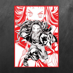 Nezuko Kamado Demon Slayer Vinyl Decal Sticker