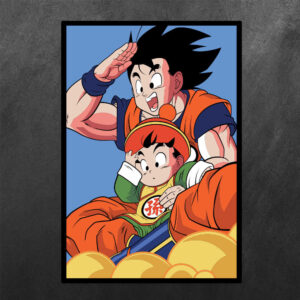 Son Goku and Gohan Dragon Ball Vinyl Decal Sticker