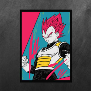 Vegeta Dragon Ball Z Vinyl Decal Sticker