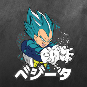 Vegeta SSGSS Dragon Ball Vinyl Decal Sticker