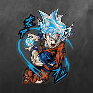 Goku Ultra Instinct Dragon Ball Vinyl Decal Sticker