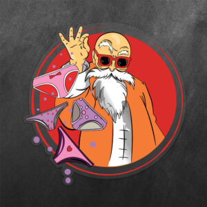Master Roshi Dragon Ball Vinyl Decal Sticker