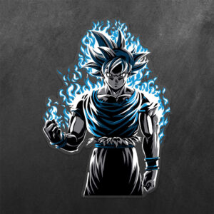 Son Goku Super Saiyan Blue Dragon Ball Vinyl Decal Sticker