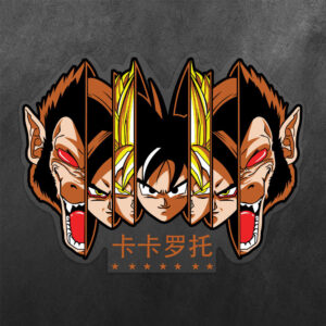 Goku Osaru Dragon Ball Z Vinyl Decal Sticker