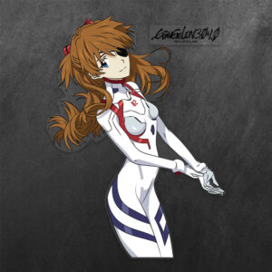 Asuka Langley Sohryu Evangelion Vinyl Decal Sticker