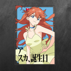 Asuka Langley Soryu Evangelion Vinyl Decal Sticker