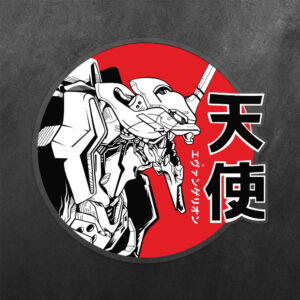 EVA 01 Red White Evangelion Vinyl Decal Sticker