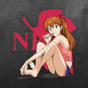 Asuka Evangelion Vinyl Decal Sticker