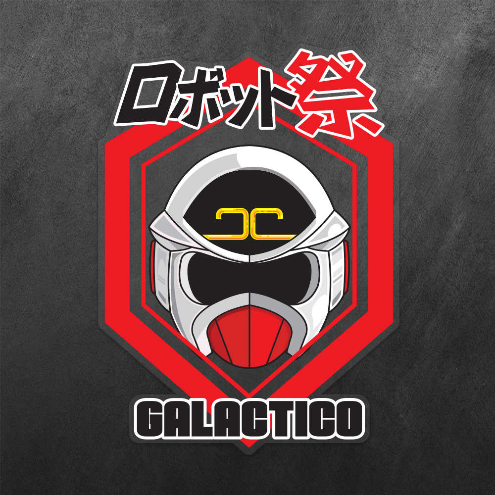 Galactico Steel Jeeg FDR Vinyl Decal Sticker
