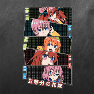 The Quintessential Quintuplets GNH Vinyl Decal Sticker