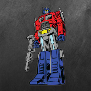 Optimus Prime Gundam Vinyl Decal Sticker