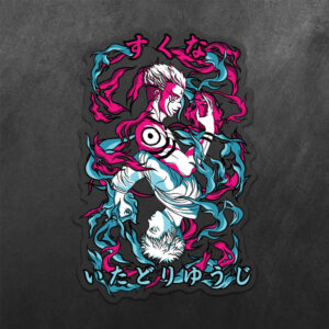 Ryomen Sukuna Jujutsu No Kaisen Vinyl Decal Sticker