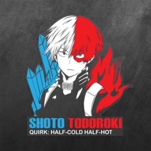 Shoto Todoroki My Hero Academia Vinyl Decal Sticker