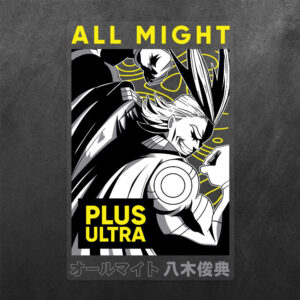 All Might My Hero Academia Vinyl Decal Sticker