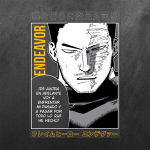 Endeavor My Hero Academia Vinyl Decal Sticker
