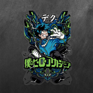Izuku Midoriya Boku No Hero Academia Vinyl Decal Sticker
