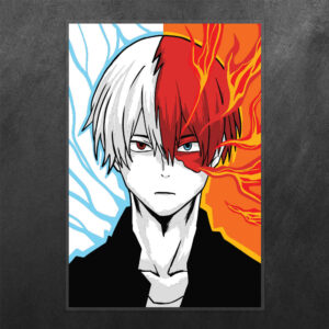 Shoto Todoroki My Hero Academia Vinyl Decal Sticker