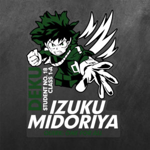 Izuku Midoriya My Hero Academia Vinyl Decal Sticker