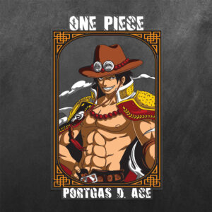 Portgas D. Ace One Piece Vinyl Decal Sticker