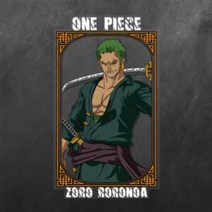 Roronoa Zoro One Piece Vinyl Decal Sticker