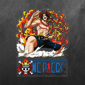 Portgas D. Ace One Piece Vinyl Decal Sticker