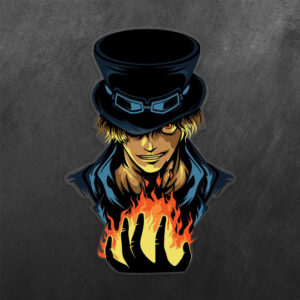 Sabo One Piece Vinyl Decal Sticker