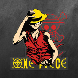 Monkey D. Luffy One Piece Vinyl Decal Sticker