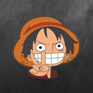 Monkey D. Luffy One Piece Vinyl Decal Sticker