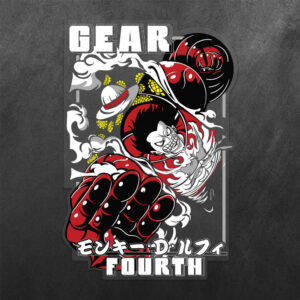 Luffy Gear Fourth One Piece Vinyl Decal Sticker