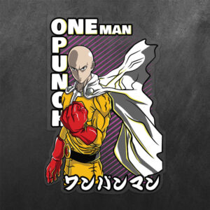 Saitama One Punch Man Vinyl Decal Sticker