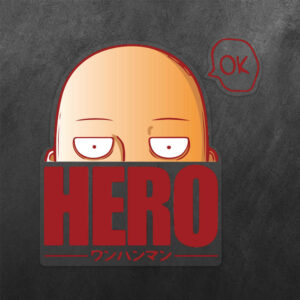 Saitama Hero One Punch Man Vinyl Decal Sticker