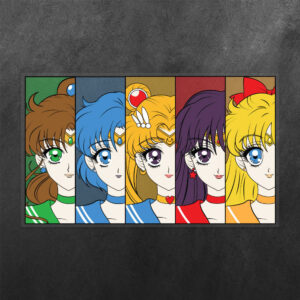 Faces Sailor Moon Vinyl Decal Sticker