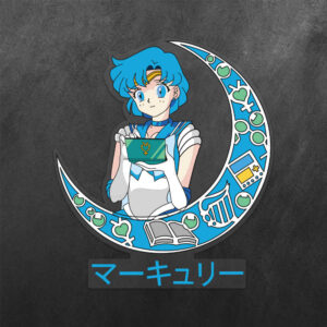 Sailor Mercury Vinyl Decal Sticker
