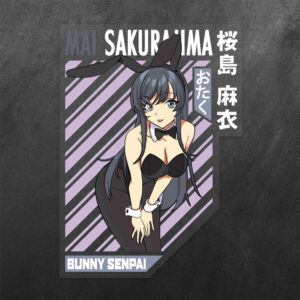 Mai Sakurajima Vinyl Decal Sticker