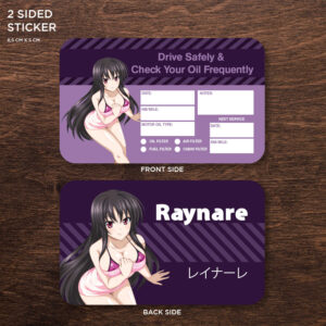 Raynare Double Sided Drive Safely & Check Oil Frequently Vinyl Decal Sticker